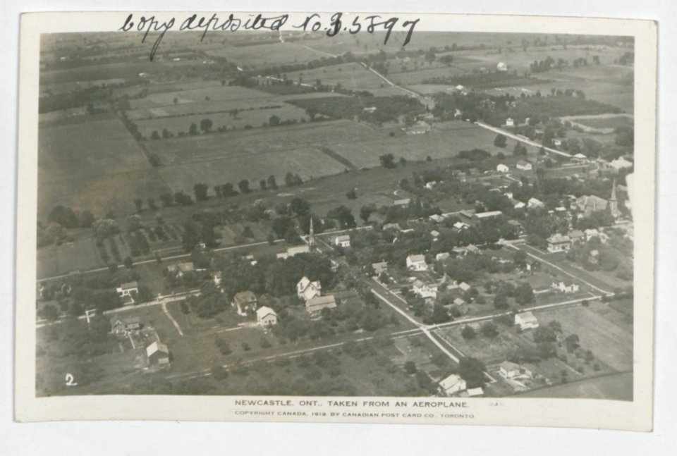 Newcastle Ontario from the Air (HS85-10-35897) original