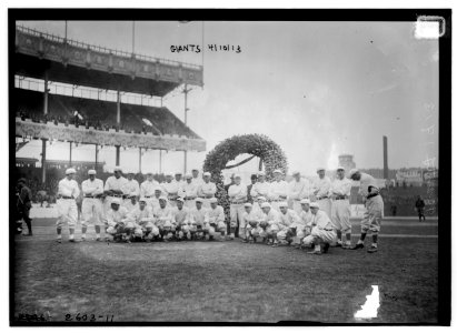 New York NL Giants team at Polo Grounds (baseball) LCCN2014692225