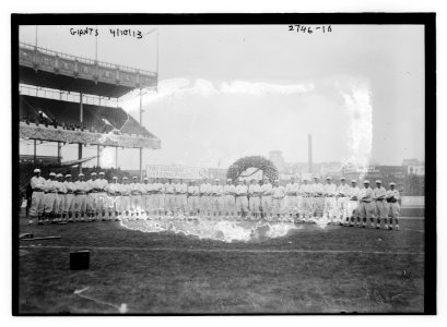 New York NL Giants team at Polo Grounds (baseball) LCCN2014693489