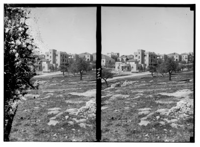 Newer Jerusalem and suburbs. Talbieh. A Christian Arab community LOC matpc.02565