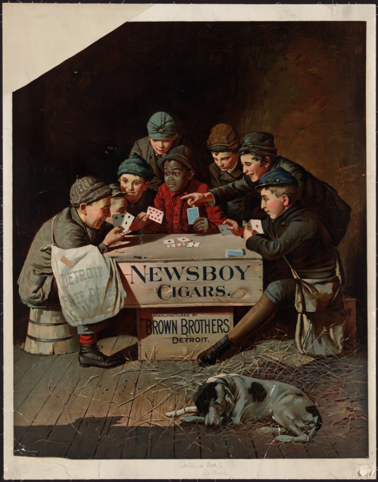 Newsboy cigars. Manufactured by Brown Brothers, Detroit LCCN2005691088