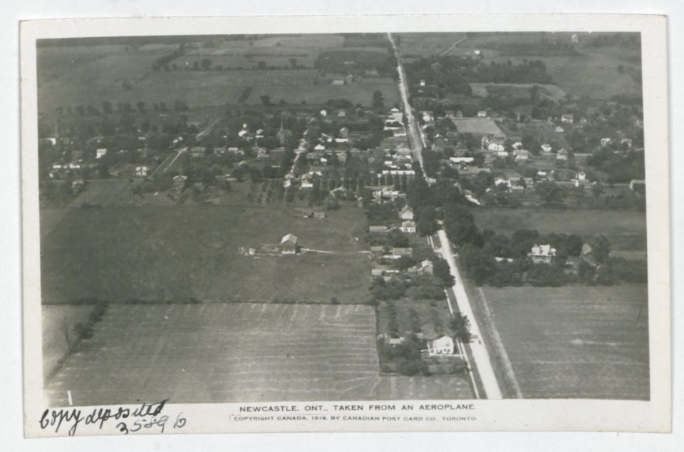 Newcastle Ontario from the Air (HS85-10-35896) original