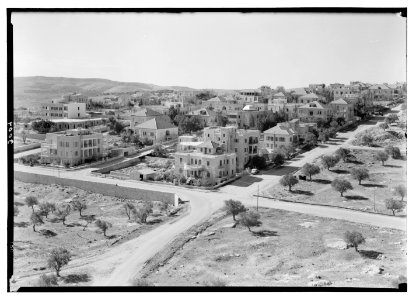 Newer Jerusalem and suburbs. Talbieh, a Christian Arab community LOC matpc.14431