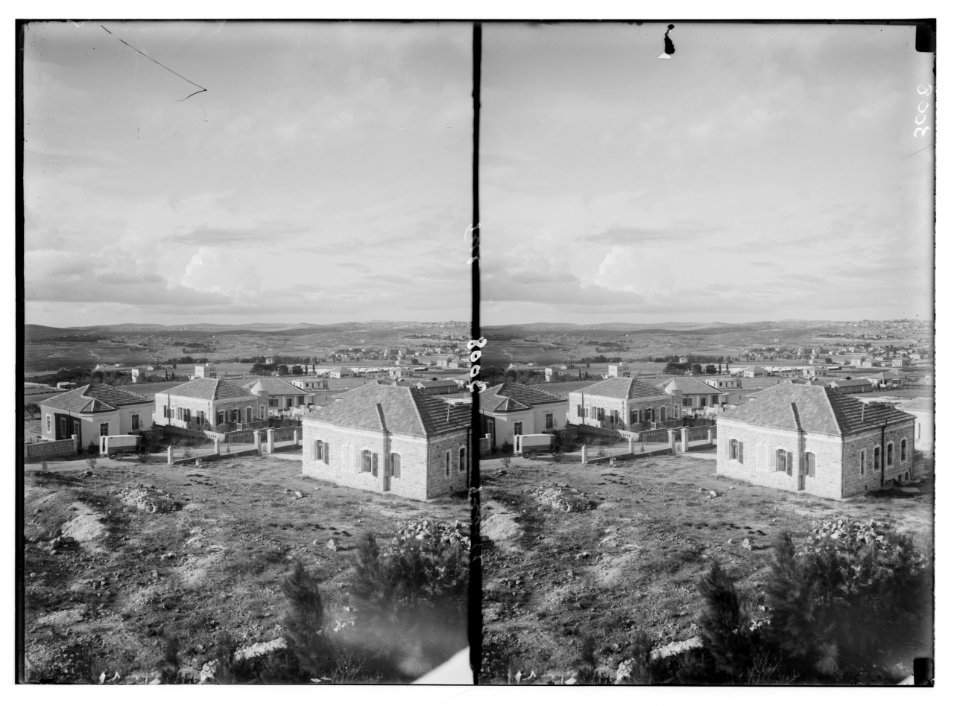 Newer Jerusalem and suburbs. Talpioth. Typical Jewish residential colony LOC matpc.02564