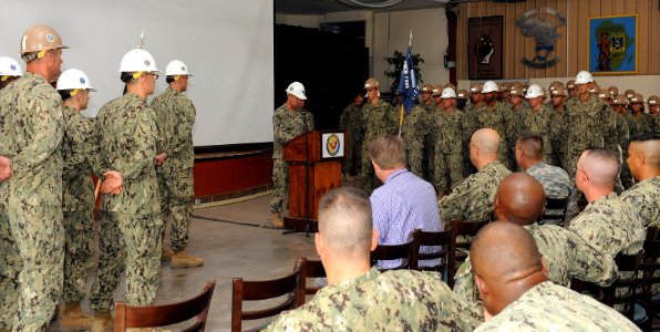 New Seabee team assumes authority at CJTF-HOA 130810-N-QY430-026 photo