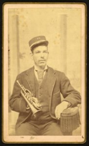 Newton Stevens, Son of Otis & Sarah Stevens. One time music teacher also classroom teacher - J. F. Holley, Photographer, Schroon Lake, New York. LCCN2010647826