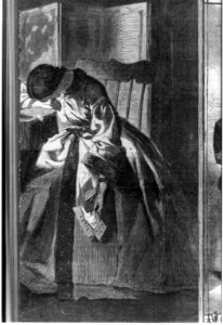 News from the war (Detail showing woman, holding letter, grieving) LCCN99614177
