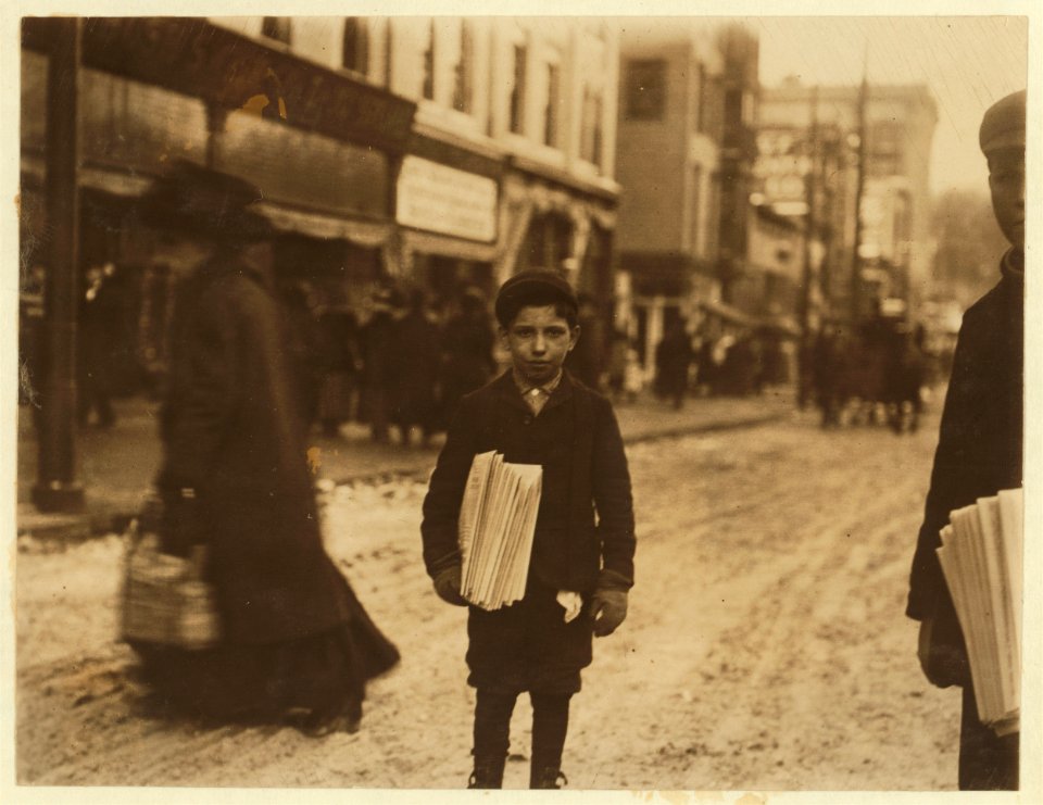 Newsie starting in to sell after school, 3-30 P.M. Emil Ruscipto, 11 years, 205 Front St. LOC nclc.03456