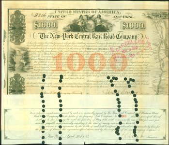New York Central RR 1853