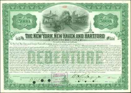 New York, New Haven and Hartford RR 1912