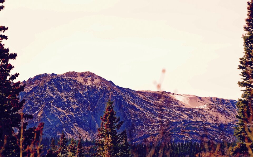 Sky mountain valley