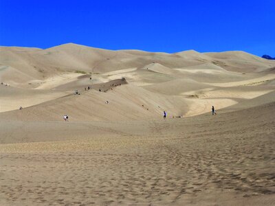 Desert landscape travel