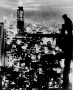 New-York-City-at-night-ca.-1935 photo