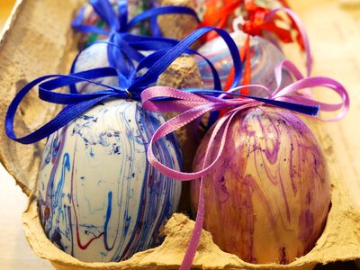 Easter color ornament