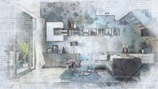 Furniture modern living room
