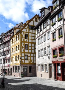 Building nuremberg historic house photo