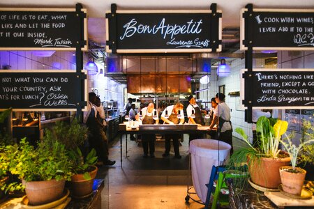 Chef restaurant coffeehouse