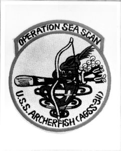 NH 65599-KN Insignia USS ARCHERFISH (AGSS-311)