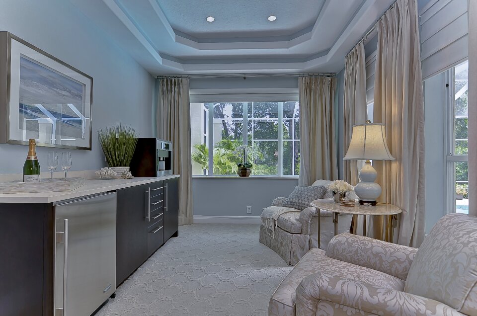 Room contemporary gray window