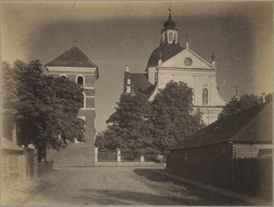 Niaśviž, Farnaja. Нясьвіж, Фарная (J. Bułhak, 1912-14)