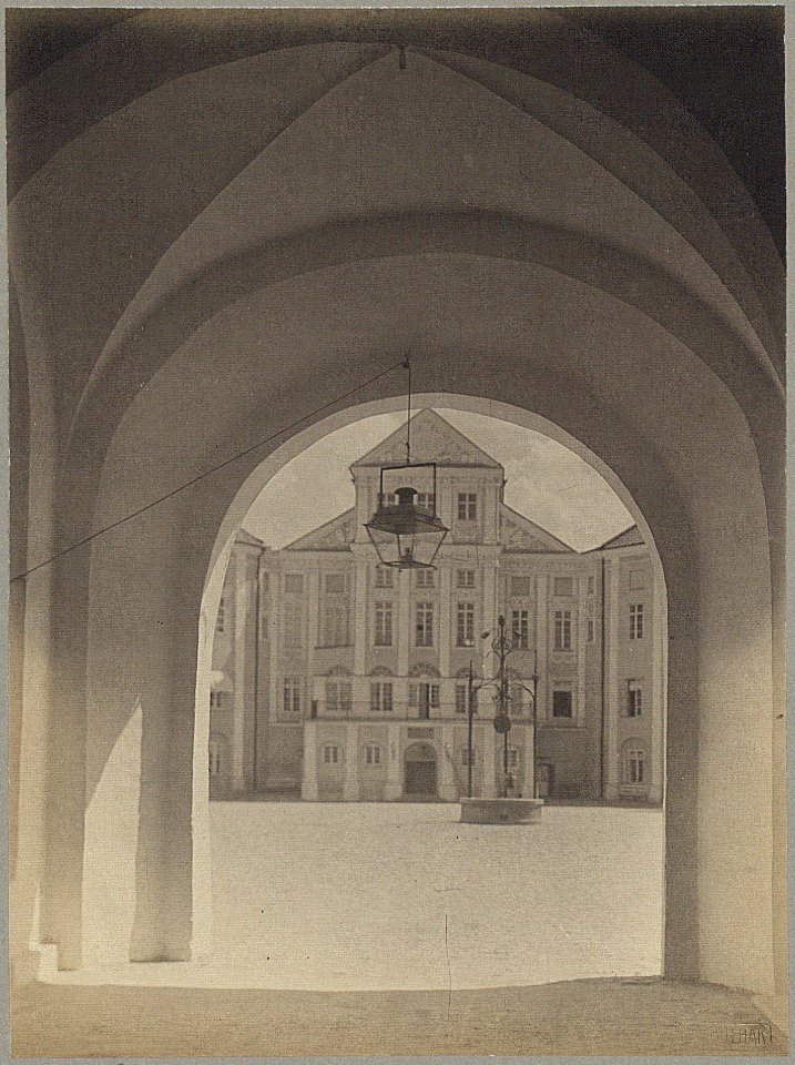 Niaśviž, Radzivił, Brama-Dvor. Нясьвіж, Радзівіл, Брама-Двор (J. Bułhak, 1912-14)