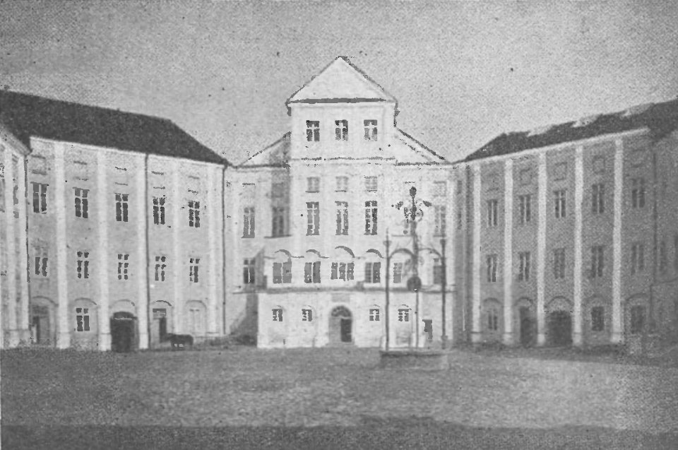 Niaśviž, Radzivił, Dvor. Нясьвіж, Радзівіл, Двор (J. Bułhak, 1925)