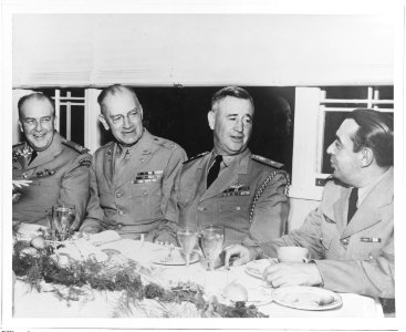 NH 120920 Dinner in honor of General Trompowsky, Chief, Brazilian Air Staff, 2 April 1945