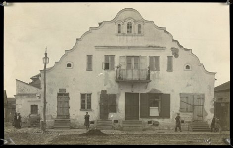 Niaśviž, Rynak, Gdański. Нясьвіж, Рынак, Гданьскі (A. Visłocki, 1923)