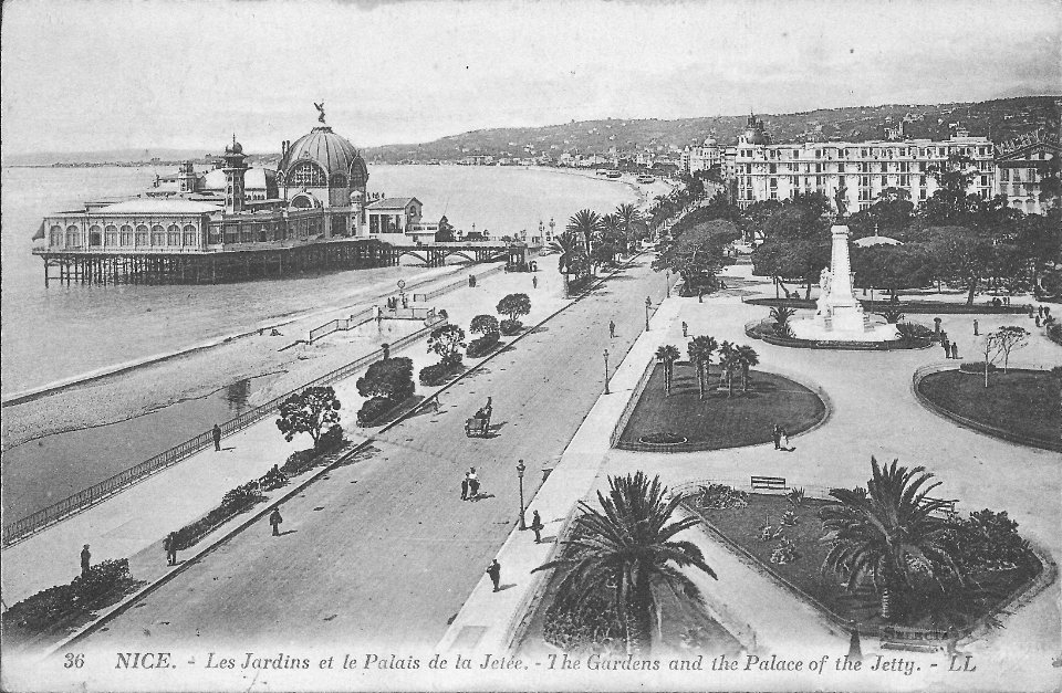 Nice-Les Jardins et le Palais de la Jetée-LL 36