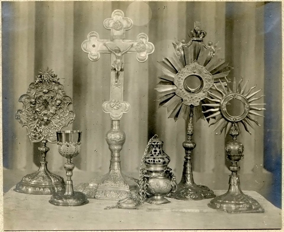 Niaśviž, Fara. Нясьвіж, Фара (J. Najman, 1917)