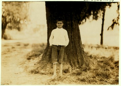 Nick Pilisotta, ten years old, 899 Fayard St. Works some in the Biloxi Canning Co. 'I want to quit school and work steady. Make 50 cents a day. Made $1.30 one day last year when shrimp was LOC cph.3a01042