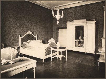 Niaśviž, Radzivił, Spalnia kniahini. Нясьвіж, Радзівіл, Спальня княгіні (1901-39)