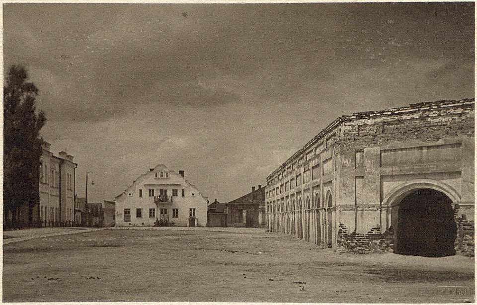 Niaśviž, Rynak-Daminikanskaja. Нясьвіж, Рынак-Дамініканская (J. Bułhak, 1912-14) (2)