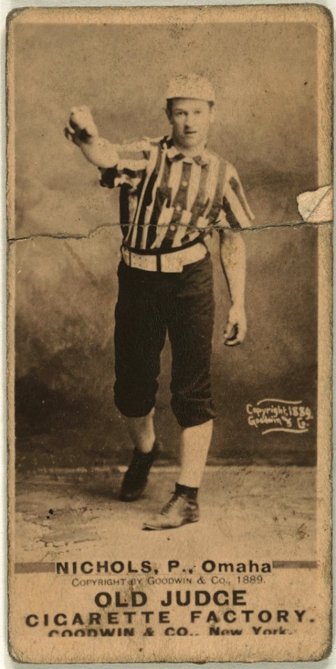 Nichols, Omaha Team, baseball card portrait LCCN2008675202