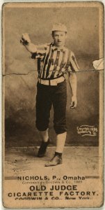 Nichols, Omaha Team, baseball card portrait LCCN2008675202