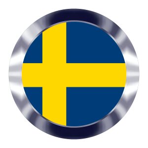 Swedish flag scandinavia photo