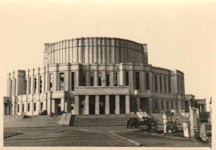 Miensk, Trajeckaja hara, Opera. Менск, Траецкая гара, Опэра (1941)