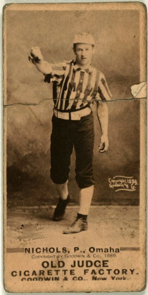 Nichols, Omaha Team, baseball card portrait LCCN2008675202