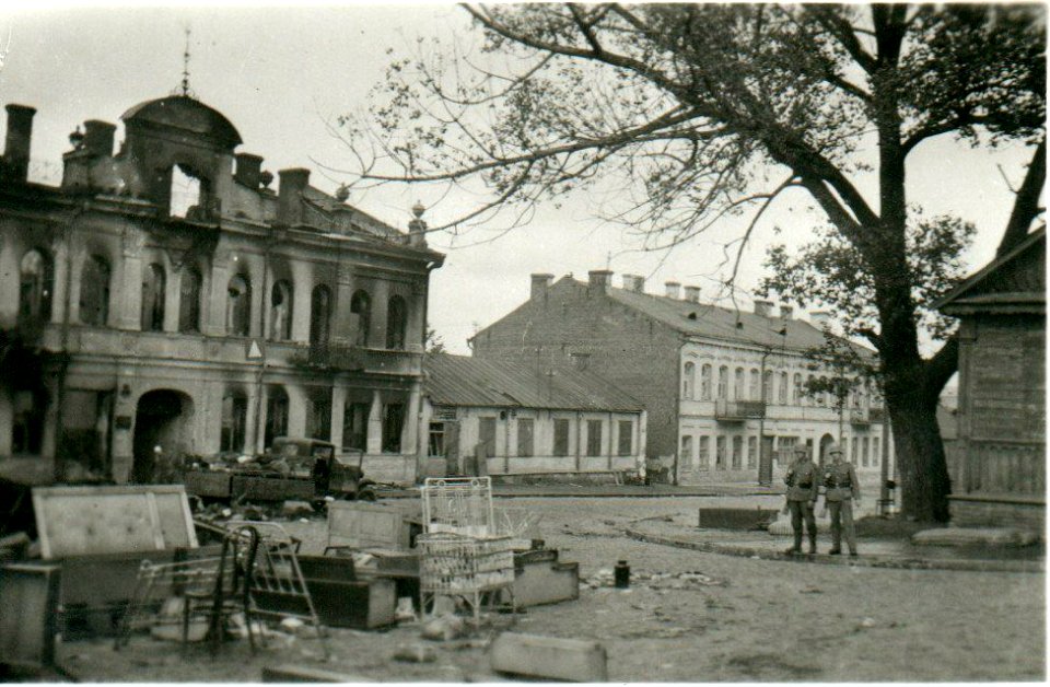 Miensk, Ramanaŭskaja Słabada, Karaleŭski. Менск, Раманаўская Слабада, Каралеўскі (1941)