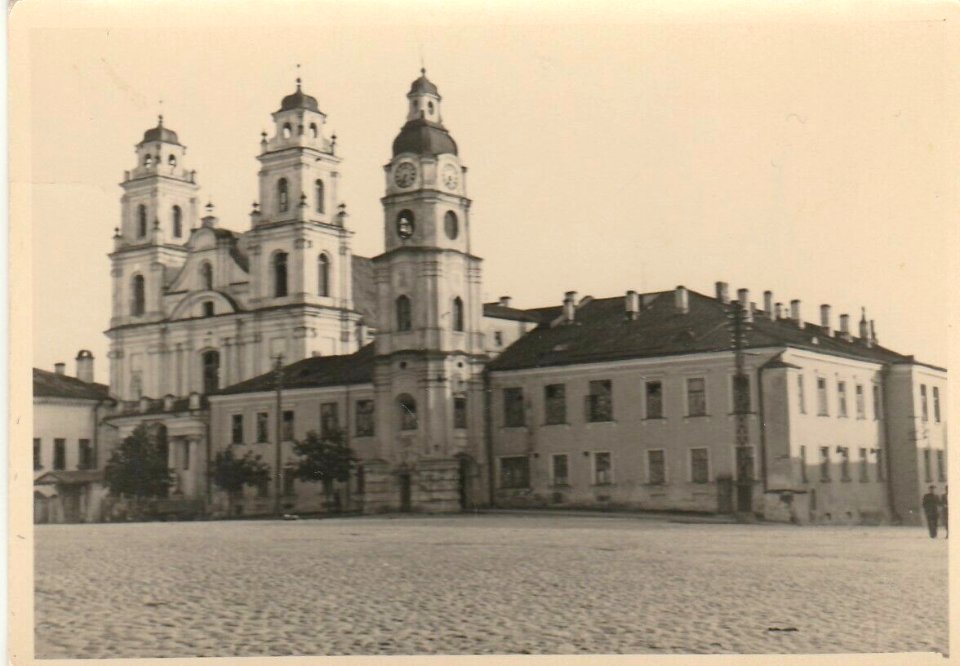 Miensk, Vysoki Rynak, Jezuicki-Katedra. Менск, Высокі Рынак, Езуіцкі-Катэдра (1941-43) (2)