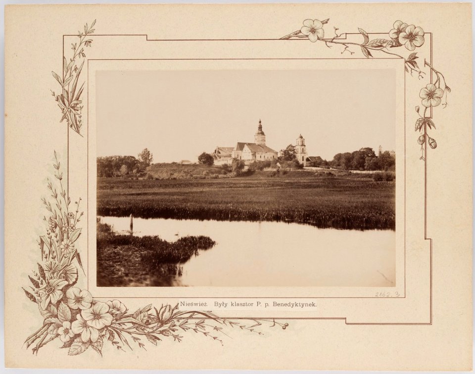 Niaśviž, Dziavočy, Benedyktynski. Нясьвіж, Дзявочы, Бэнэдыктынскі (T. Boretti, 1894)