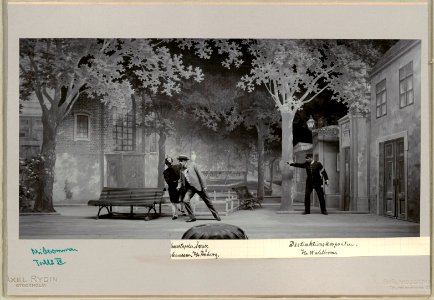 Midsommar, Svenska teatern 1901. Föreställningsbild - SMV - H12 055