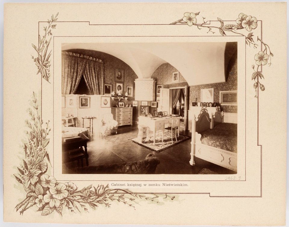 Niaśviž, Radzivił, Kabinet kniahini. Нясьвіж, Радзівіл, Кабінэт княгіні (T. Boretti, 1894)