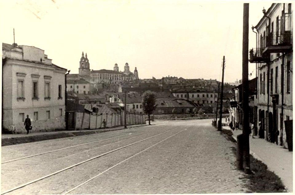 Miensk, Trajeckaje pradmieściе, Vialikaja Barysaŭskaja. Менск, Траецкаe прадмесьце, Вялікая Барысаўская (1941)