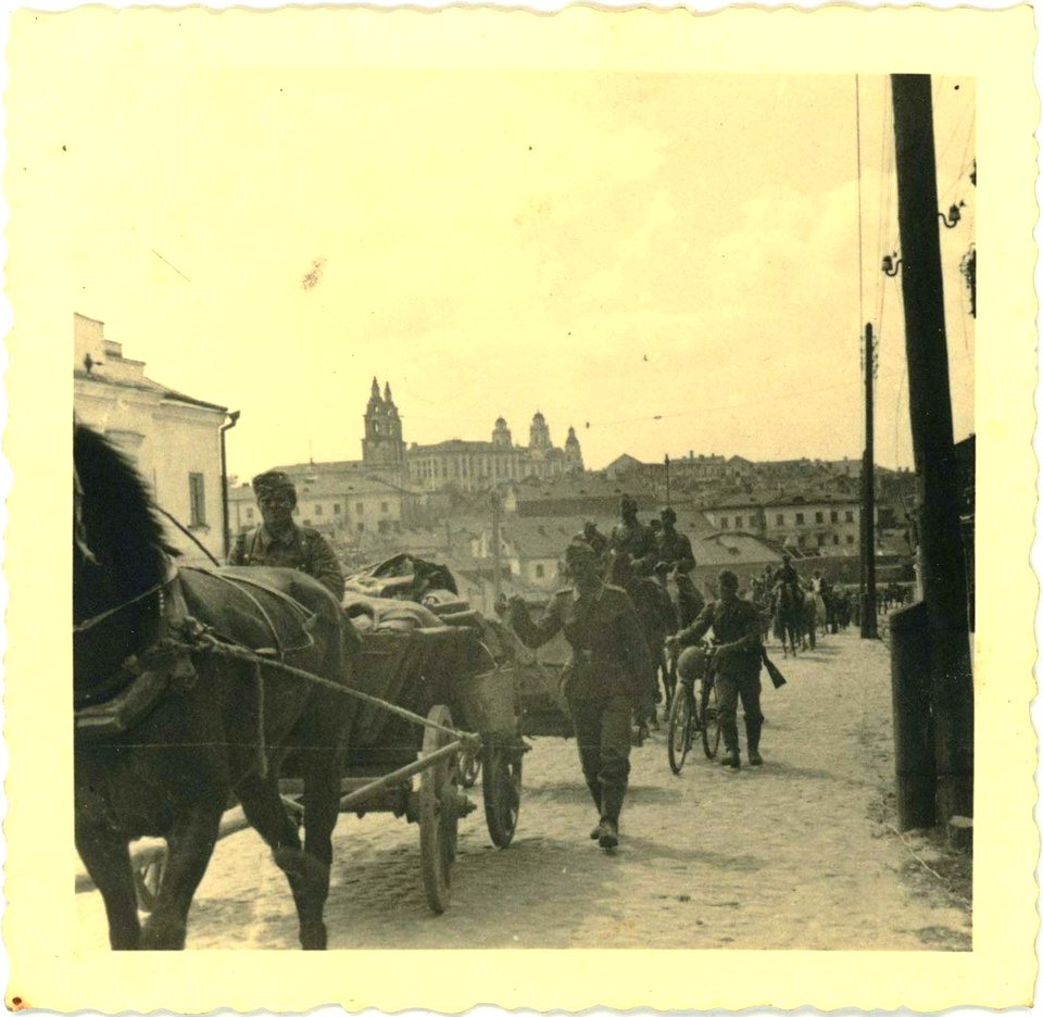 Miensk, Vialikaja Barysaŭskaja. Менск, Вялікая Барысаўская (1941) (4)