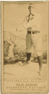 Mike Slattery, New York Giants, baseball card portrait LCCN2007686862
