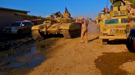 Militaires irakiens à Mossoul 3 novembre 2016
