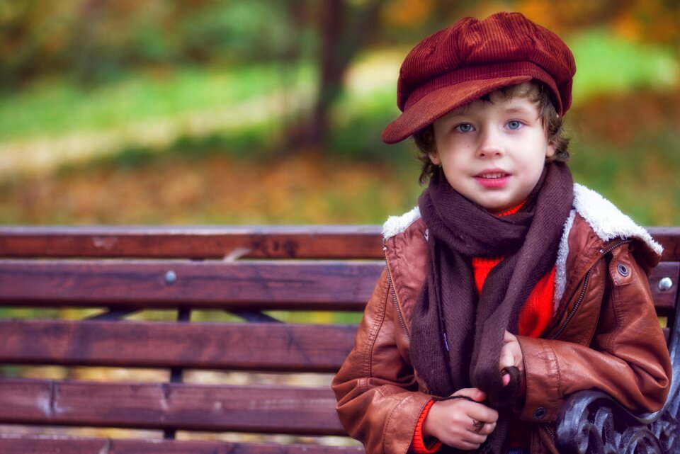Bench small child child