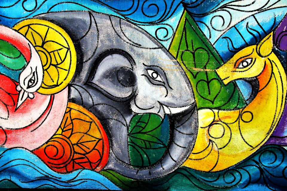 Mural creativity lake dusia
