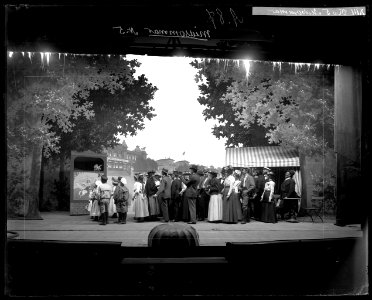 Midsommar, Svenska teatern 1901. Föreställningsbild - SMV - SvT104